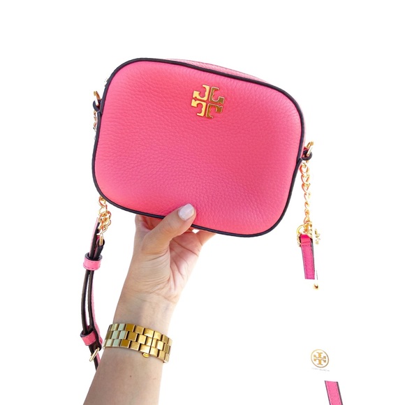 Tory Burch Handbags - NEW Tory Burch Paradise Pink Round Crossbody Bag